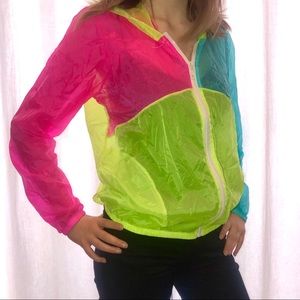 multicolor windbreaker